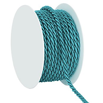 Cordelette, turquoise, 4 mm, 10 m