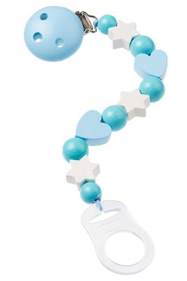 Buttinette Schnullerketten Set Blau Turkis Weiss Online Kaufen Buttinette Bastelshop