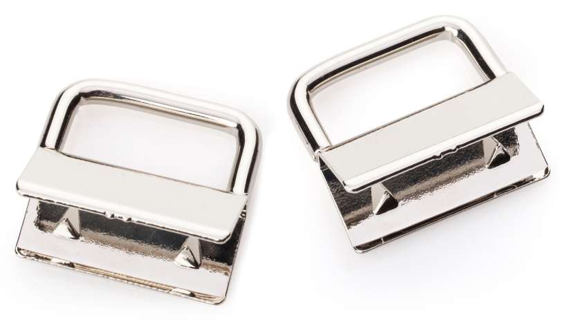 Bastelshop buttinette online kaufen 10 Schlüsselanhänger | Schnallen, silber, Stück