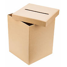 Papp-Briefbox, 19,5 x 19,5 x 25,5 cm
