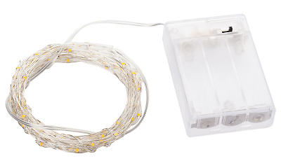Guirlande lumineuse mini-LED VBS, avec minuterie, avec piles