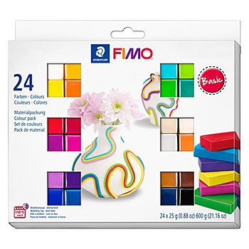 FIMO Soft 'couleurs primaires', 24 couleurs