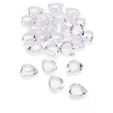 Diamants déco 'cœurs', à facettes, 100 ml