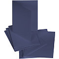 Cartes doubles et enveloppes, bleu marine, A6/C6, 50 pièces