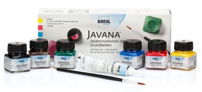 Javana - Set peinture sur soie, couleurs primaires acheter en