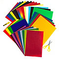Set de papier, multicolore, 34 pièces