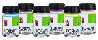 Peinture acrylique Decormatt - 50 ml - blanc