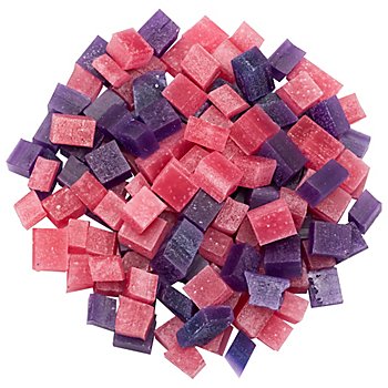 Cubes de cire, violet/rose vif, 200 g