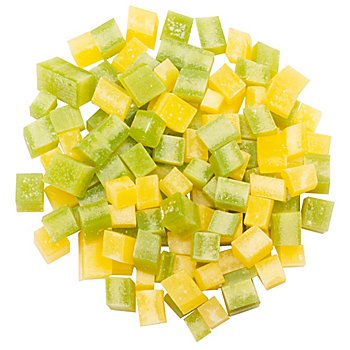 Cubes de cire, jaune/vert clair, 200 g