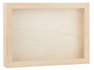 Cadre Photo en Bois 3D - Cadre Photo - 70x70 cm - Verre