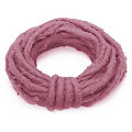 Cordelette en laine feutrée, rose, env. 7 mm Ø, 5 m
