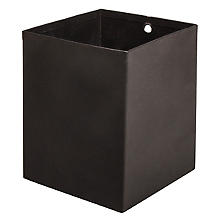 Boîte de rangement, noir, 8 x 8 x 10 cm