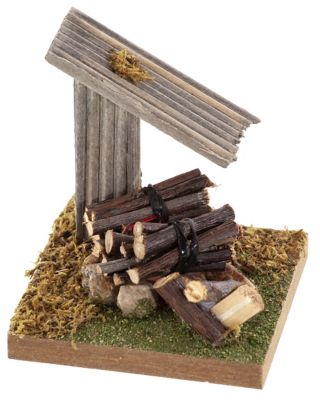 Lagerfeuer mit Vordach, 9 cm