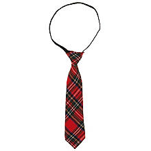 Krawatte 'Karo', rot/schwarz