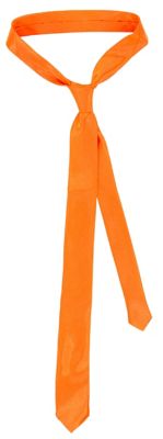 Cravate, orange fluo  acheter en ligne sur déguisement buttinette