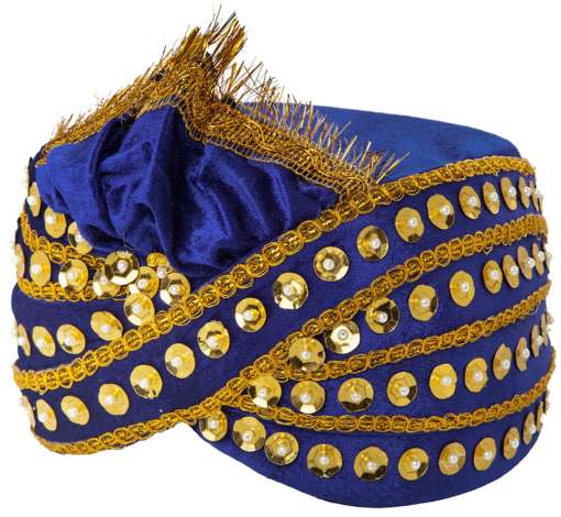 Orientalischer Turban Dunkelblau Online Kaufen Buttinette Karneval Shop