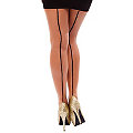 Collants couture, beige