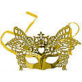Venezianische Maske "Schmetterling", gold