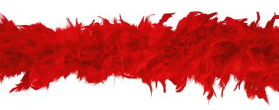 Artifice - Boa en plume de couleur rouge de 1,80 m rouge - pas