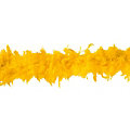 Boa de plumes, jaune, 90 g, 1,80 m