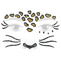 Tatouage temporaire pour visage "léopard"