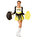 Cheerleader Kostüm, gelb