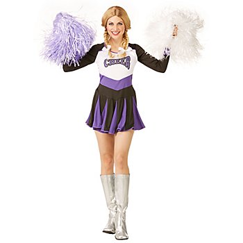 Cheerleader Kostüm, lila