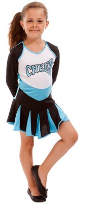 Cheerleader Kostüm für Kinder, türkis online kaufen
