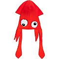 Bonnet "calamar", rouge