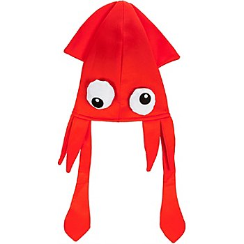 Bonnet 'calamar', rouge