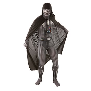 Morphsuit 'Darth Vader', gris