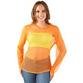 T-shirt filet, orange fluo