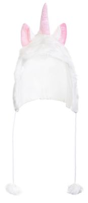 Bonnet Licorne Adulte Blanc