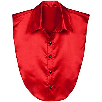 Plastron chemise, rouge
