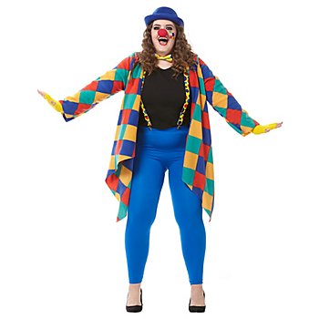 Veste de clown pour femmes, multicolore