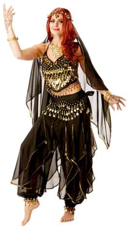 Déguisement danseuse orientale Samira  acheter en ligne sur déguisement  buttinette