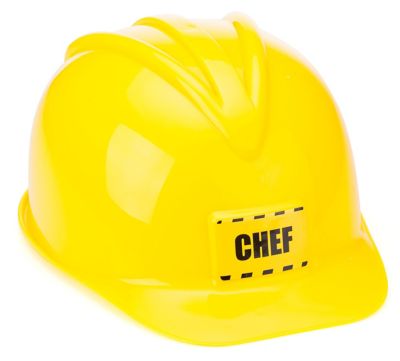 Casque de chantier enfant - L 24 x H 11 x l 18 cm - Jaune - PTIT CLOWN