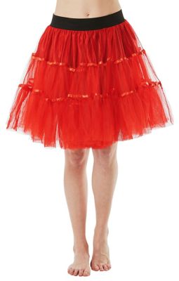 Jupe tulle rouge hot sale