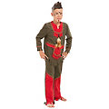 buttinette Costume d&apos;Amérindien "petit blaireau" pour enfants, marron/rouge