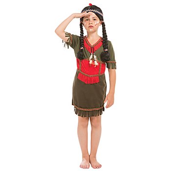 Indianerin-Kleid 'Kleine Feder' für Kinder