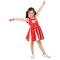 buttinette Cheerleader Kleid "Wild Chicks" für Mädchen, rot/weiss