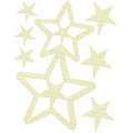 Bijoux de cheveux "étoiles", blanc