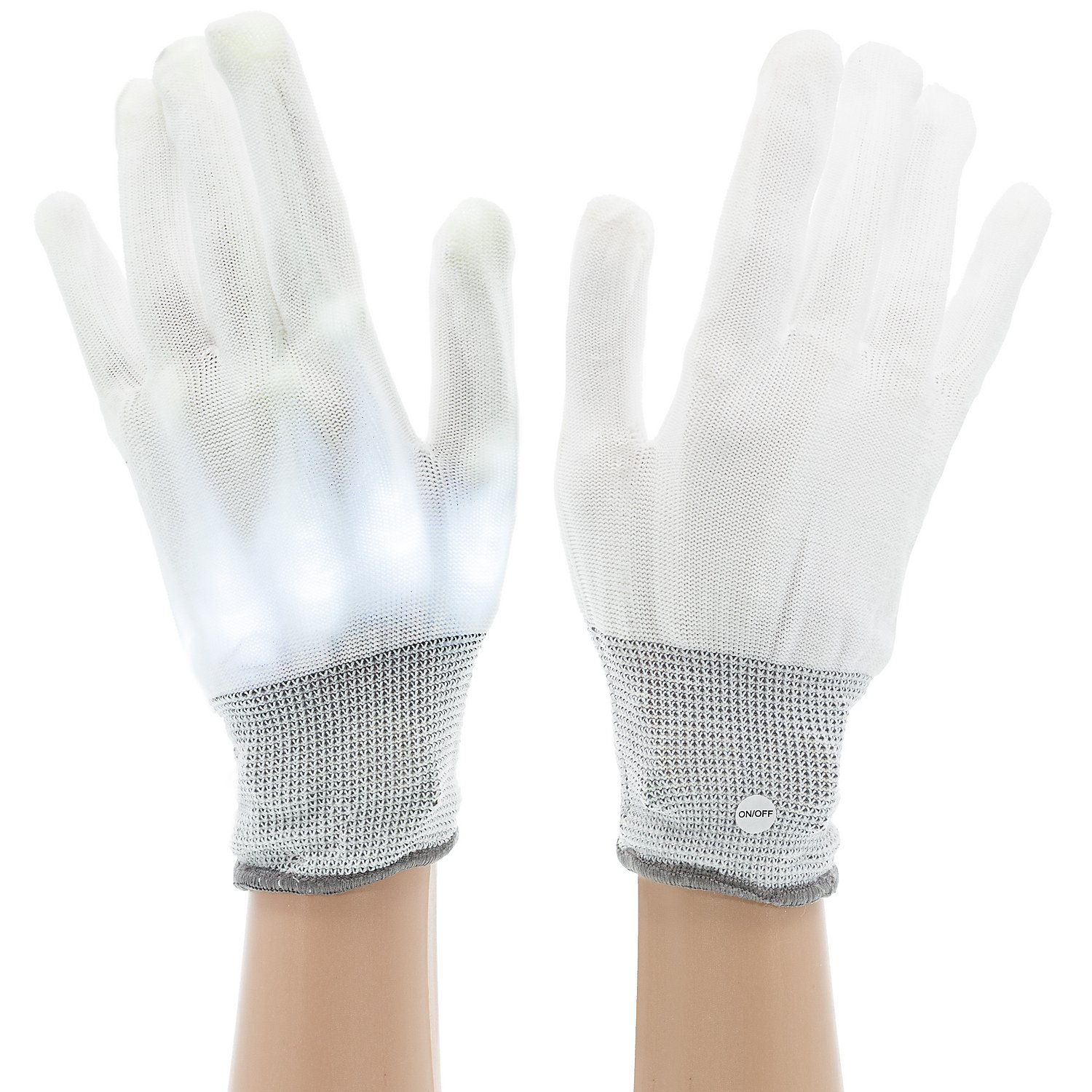 Handschuhe LED, weiss online kaufen