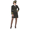 Costume de pilote pour femmes, noir