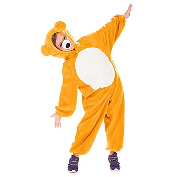 buttinette Bärchen Kostüm für Kinder, orange