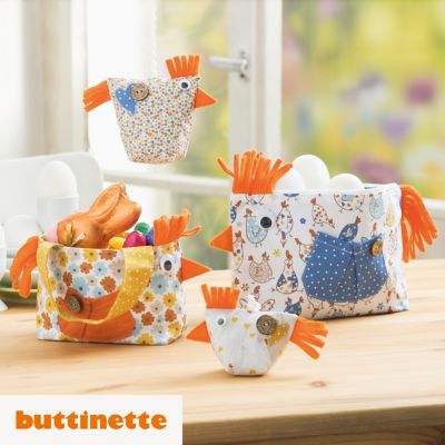 Nähanleitung 'Set: Hühner'