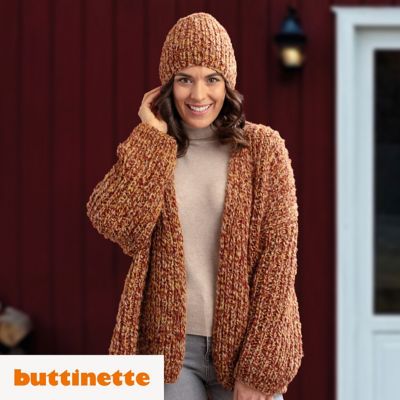 Strickanleitung – Mütze und Oversized Cardigan aus Woll Butt Clarissa