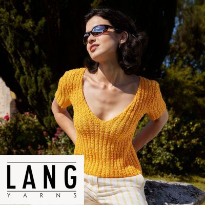 Breipatroon – Trui met korte mouwen 'Climbing Ivy' van Lang Yarns WOOLADDICTS Bliss