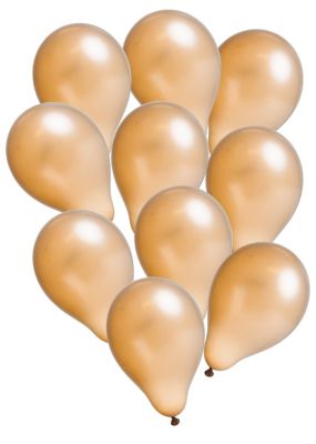 Lot de 50 ballons dorés, métallisés, ballons dorés, 30,5 cm