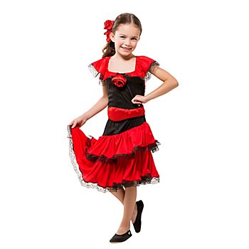 Spanierin-Kostüm 'Mini-Se­ño­ri­ta' für Kinder
